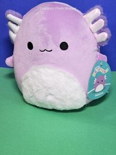 Squishmallows Deep Sea Squad Monica the Purple Axolotl 8" NWT Fuzzy Tummy Belly