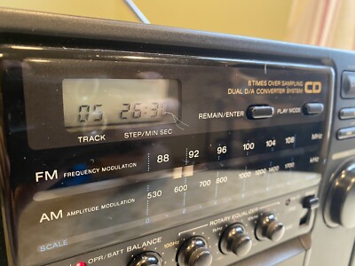 SONY CFD－５１０ ドデカホーン バブルラジカセ Boom Box 美品 Sony CFD-510 Boombox CD Radio AM/FM Mega Bass (Cassette player not