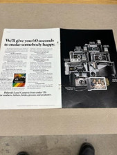 Polaroid Camera Big Shot, Square Shooter, Minute Maker, Model 420,430,440,450 ad