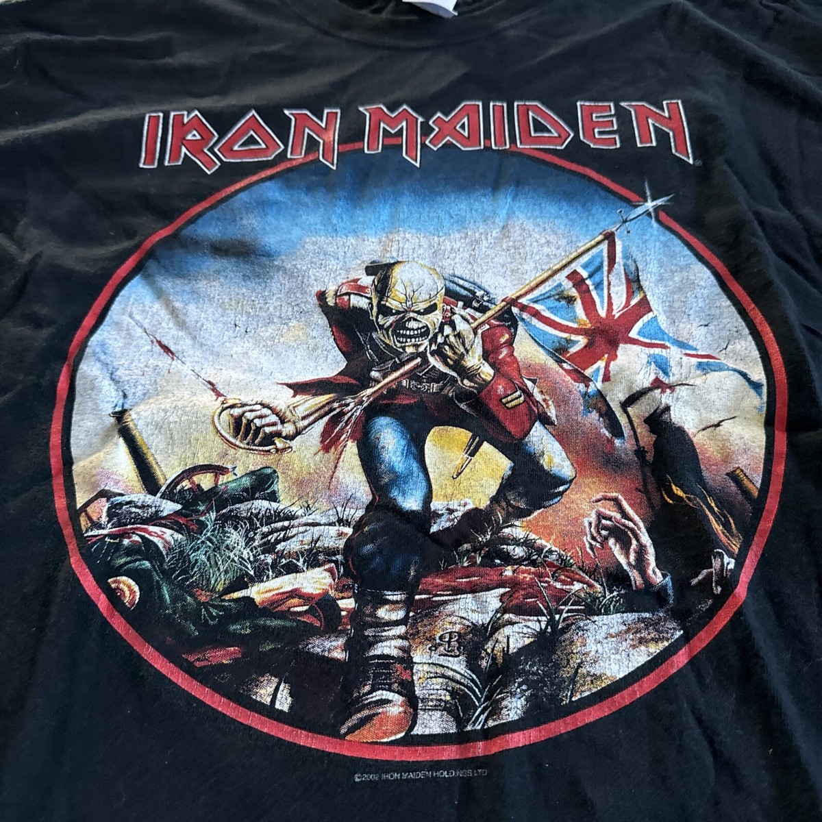 Iron Maiden Vintage Tシャツ Lサイズ VINTAGE IRON MAIDEN ALL OVER PRINT SINGLE STITCH MUSIC BAND