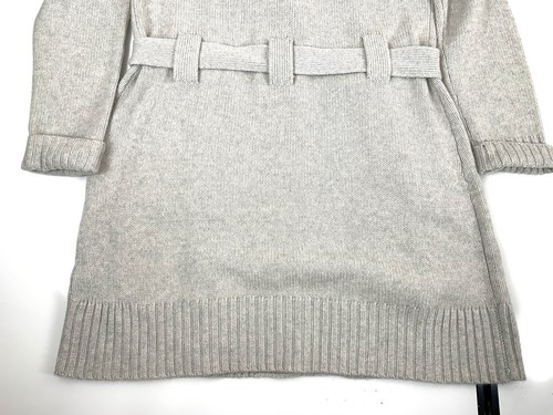Lord & Taylor Cashmere and Wool blend Gray cardigan, belted size Large NWOT - Picture 13 of 19