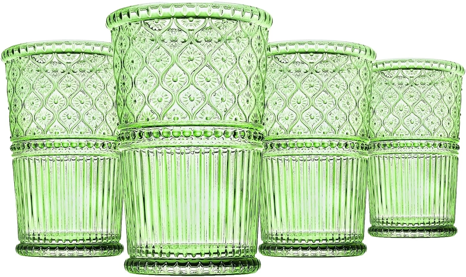 Glass Decorated Cups