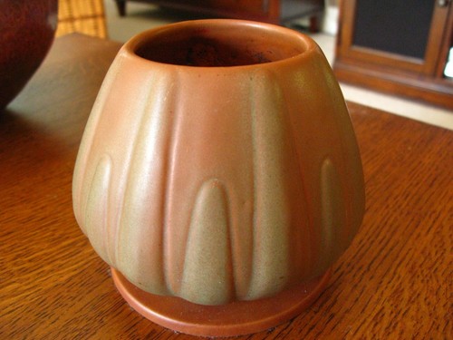 Van Briggle Cabinet Vase Squat Vessel Early Piece Very Rare - Picture 7 of 7