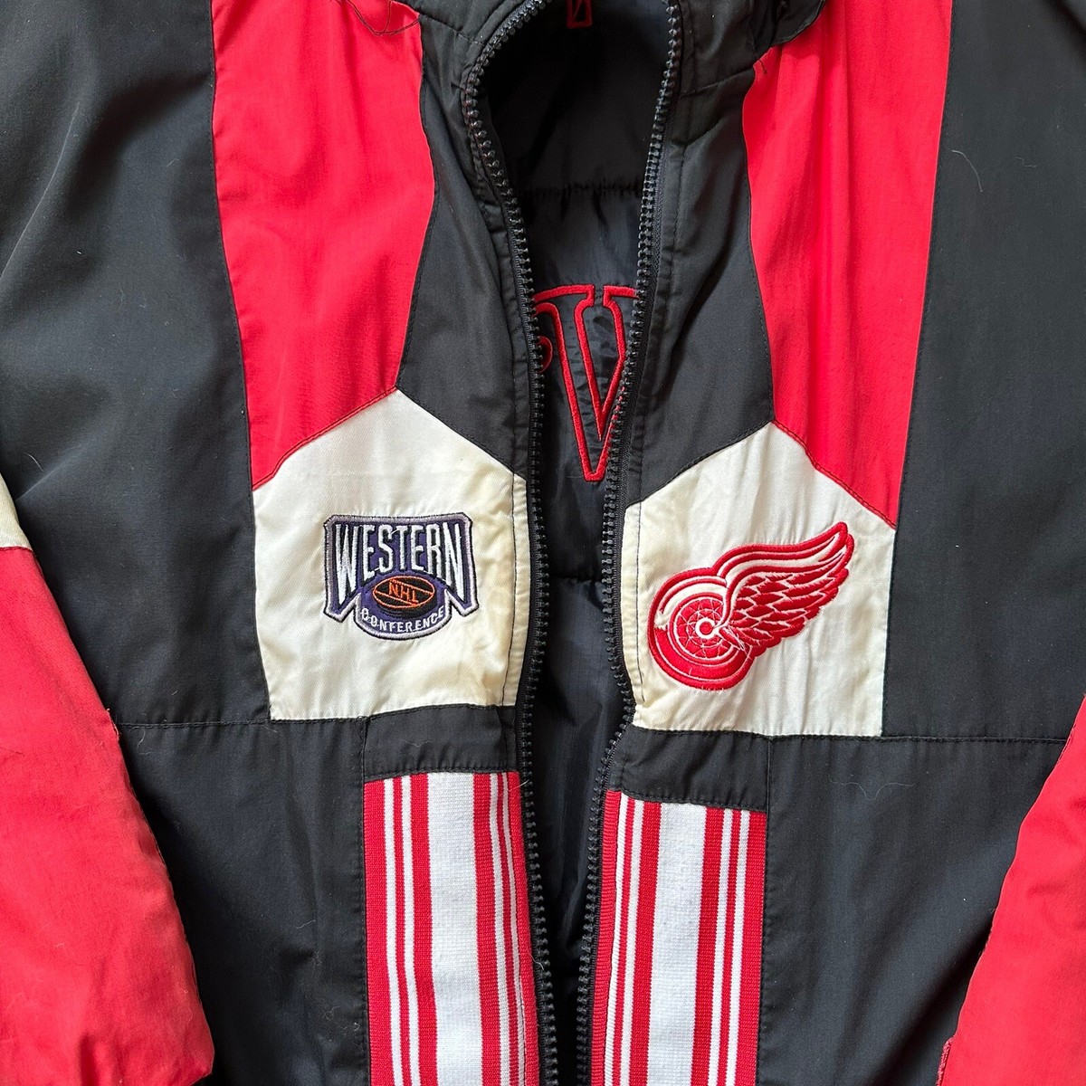 Pro Player Detroit Red Wings ジャケット GD/L Vintage Detroit Red Wings Jacket Pro Player Size XL 90s