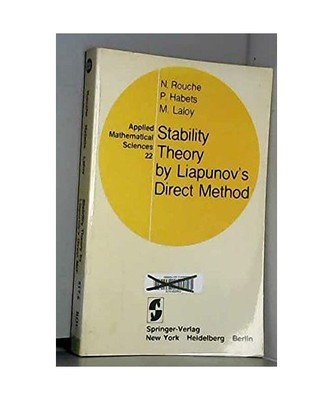 Stability Theory by Liapunov´s Direct Method (Applied Mathematical Sciences 22)