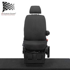 Mercedes Sprinter Drivers Seat Cover Tailored Waterproof (2003-2018) Black 398