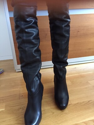 unisa overknee stiefel wildleder