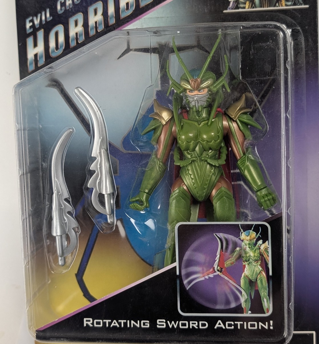 1997 Bandai Beetleborgs Metallix Evil Crustacean Horribelle Action