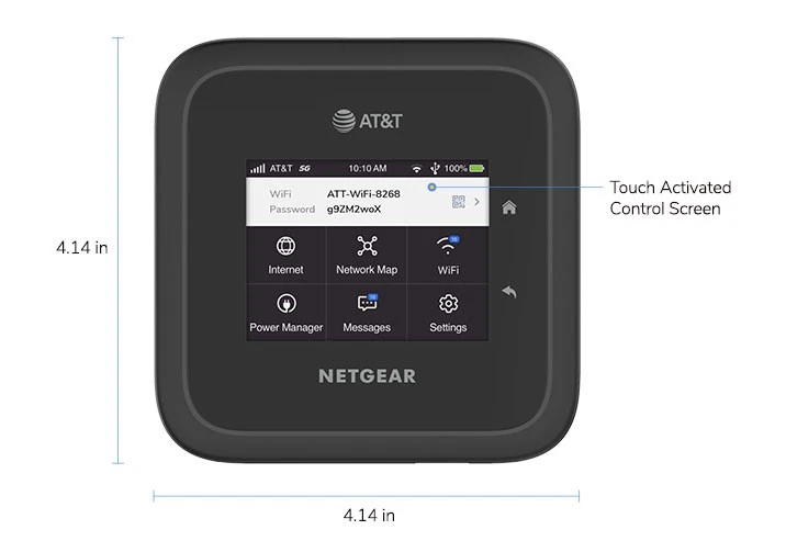 Netgear Nighthawk M6 Pro MR6500 5G Hotspot Router Black AT&T Unlocked Good - Image 4 of 4