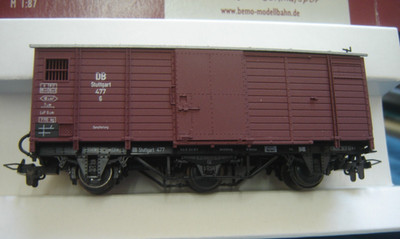 Bemo H0e 2002 817 Ged. Güterwagen G477 der DB ''Gebraucht(AND-813)