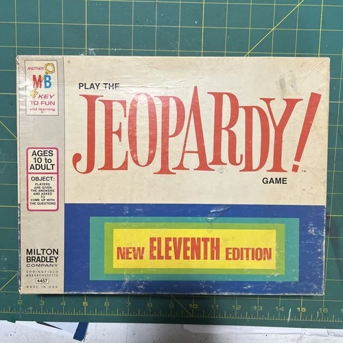 Vintage 1972 Milton Bradley JEOPARDY 11th Edition Board Game