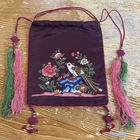 19th Century Chinese Embroidered Silk Purse/Bag Excellent Condition