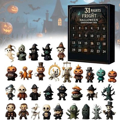2026 Halloween Advent Calendar 31 Nights of Fright Halloween Countdown Box Gift