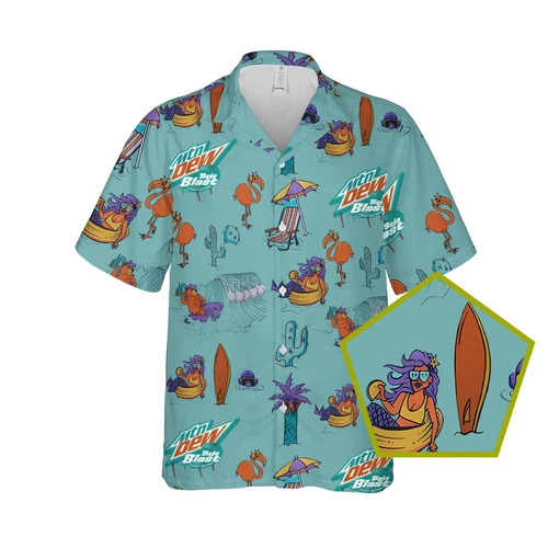 Mountain Dew RARE BAJA BLAST Hawaiian