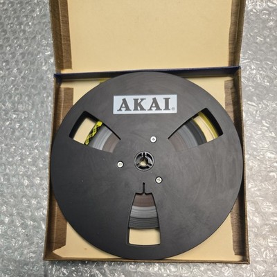 Black Akai 7'' inch Aluminum METAL Tape REEL. Free Shipping 