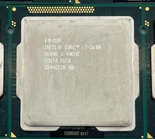 LOT OF (6) Intel CPU i7-2600 3.40GHz SR00B  Processor