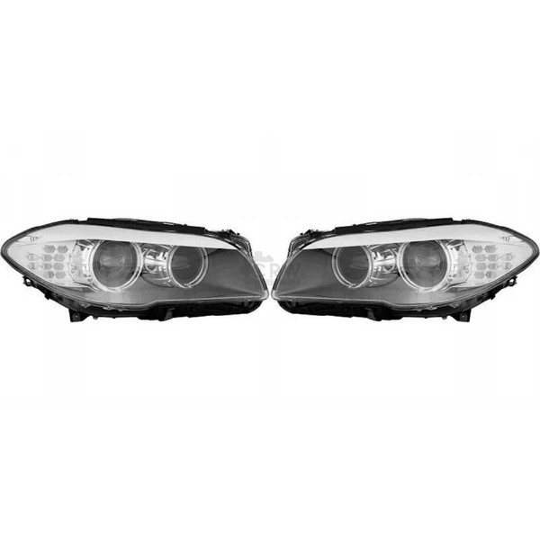 Bi-Xenon Scheinwerfer Set FüR BMW 5Er F10 F18 Touring F11 Bj. 10-07/13-image
