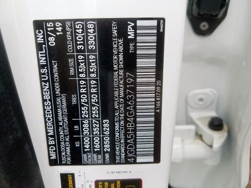 Mercedes-Benz GLE 350 2016 Jack 1187379 - Picture 10 of 12