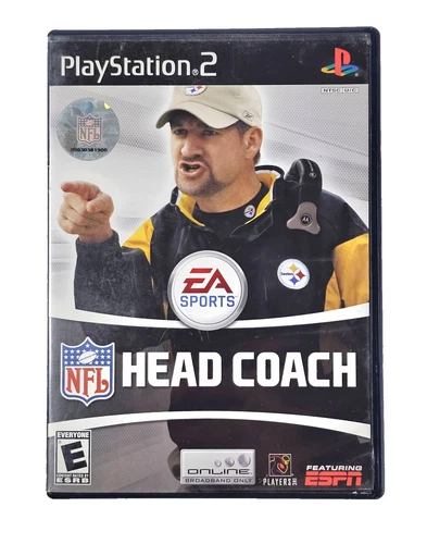 NFL Head Coach (Sony PlayStation 2, 2006) Black Label  Complete CIB w/ Manual