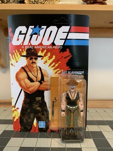 GI Joe Sgt Slaughter 3.75" Figure Retro Transformers Collaborative Kup Triple T