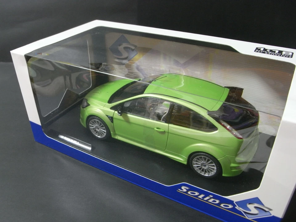 1/18 SOLIDO Ford Focus RS Mk2 Ultimate Green Metallic 2009 1813101 - Imagen 3 de 4