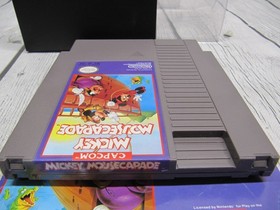 Mickey Mousecapade (Nintendo NES, 1988) Cartridge, Manual, Dust Cover - TESTED