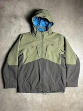 The North Face Jacket Men's Apex Elevation Hooded Primaloft Olive Brown Sz Large