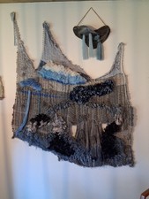 Handgefertigten moderner Wandteppich