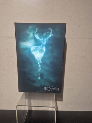 Harry Potter LUMINART Hirsch Patronus LED beleuchtet Leinwand Wandbild (V3)