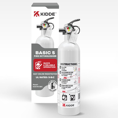 Kidde Fire Extinguisher for Vehicles, Cars, Single Use 5BC.