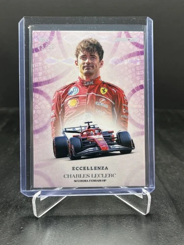 2025 Topps Eccellenza Formula 1 F1 Charles Leclerc Centurione Purple 42/50