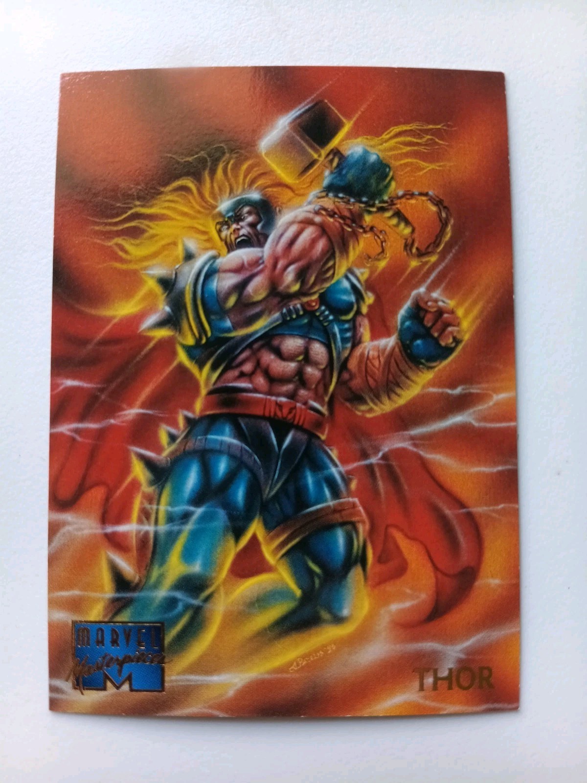 1995 MARVEL MASTERPIECES - BASE CARD - THOR # 104  