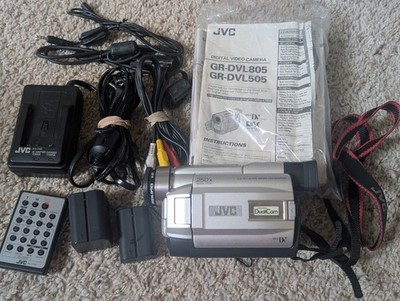 JVC GR-DVL805 GR-DVL805U MiniDv Mini Dv Camcorder VCR Player - Eats Tapes