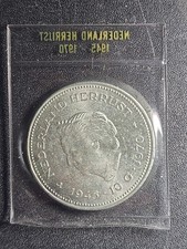 1970 Netherlands 10 Gulden SILVER (0.720 fine, 0.5787 oz ASW) UNC stk#p77 76.03 per troy oz