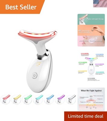 Portable 3-Mode LED Face Neck Massager - Your On-the-Go Beauty Solution