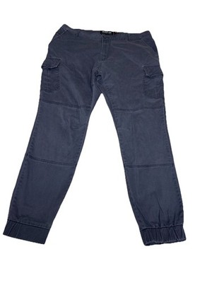 Ecko Unltd Cargo Jogger Pants Gray Size 38 Y2K Streetwear