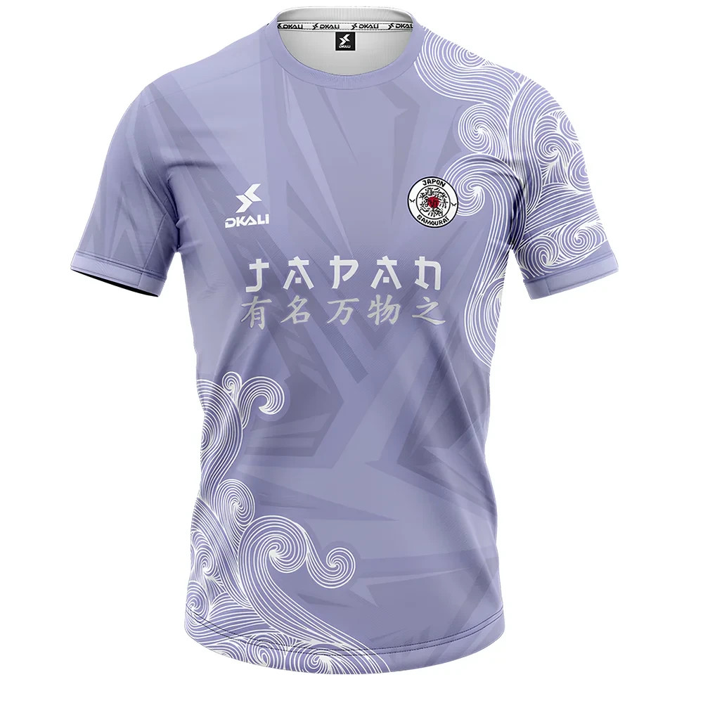 Maillot Japon 2025/2026 couleur mauve DKALI Officiel contre la transpiration