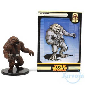 Star Wars Miniatures Revenge of the Sith 54/60 Yuzzem w/ Card Combo Ship