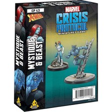Marvel Crisis Protocol - Mystique and Beast Miniatures - CP 43 Board Games, 2-4