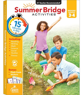 Summer Bridge Activities 3Rd to 4Th Grade Workbook, Activity Book with Math, Rea