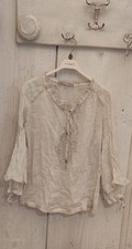 Bottega Elisa Cavaletti, Carmen-Bluse, beige,...