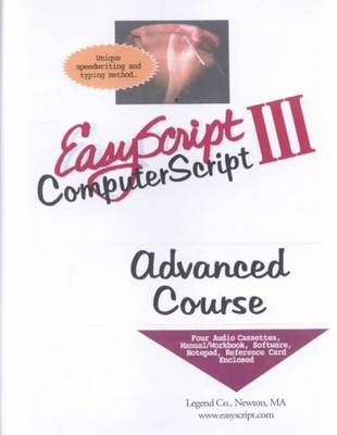 Easyscript/Computerscript III Advanced User/Instructor's Course Unique Speed ...