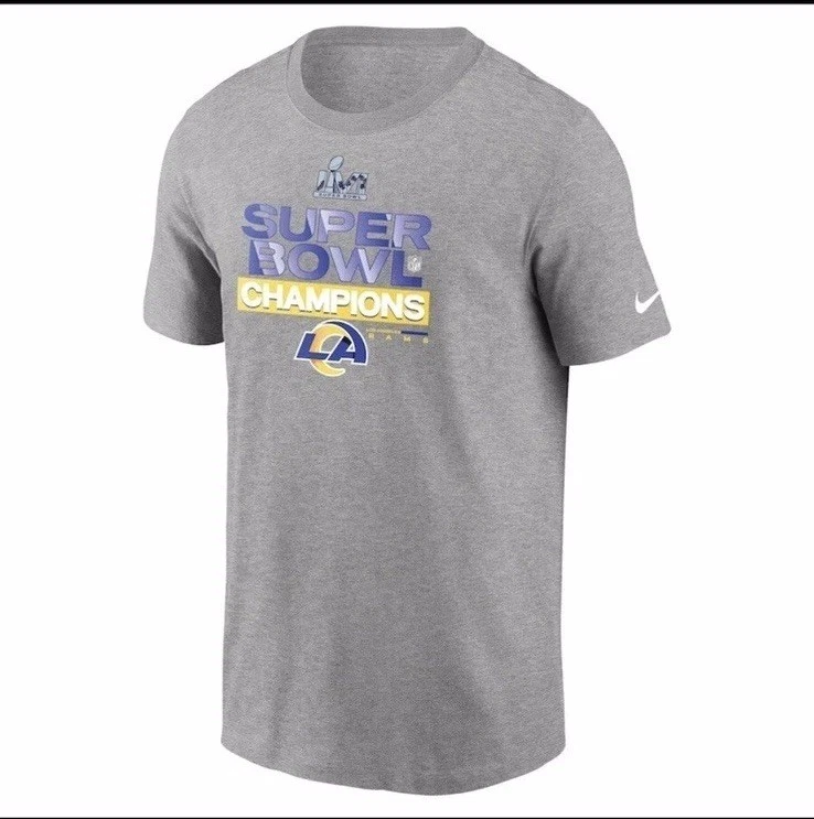 新品 ナイキ 2022 スーパーボウル記念 ロサンゼルスLAラムズ ジャージL Super Bowl Los Angeles Rams NFL Fan Apparel & Souvenirs for sale