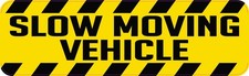 StickerTalk Slow Moving Vehicle Warning Magnet, 10 x 3 inches