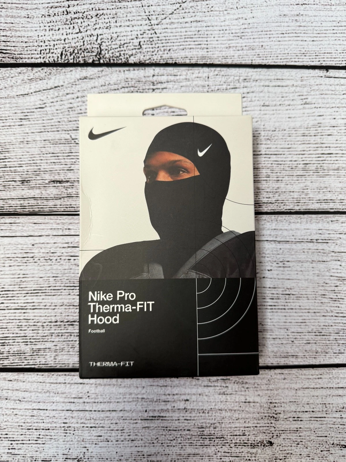 NEW Nike Pro Therma-Fit Hyperwarm Hood Ski Mask Black FREE SHIPPING