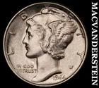 1944 Mercury Dime- Silver- Choice Gem Brilliant Uncirculated Luster #J6691