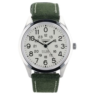 Longines Heritage Railroad White Dial Stainless Steel 40mm Automatic L2.803.4