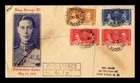 Dr Jim Stamps FDC Northern Rhodesia King George VI Coronation 3v Set Registered