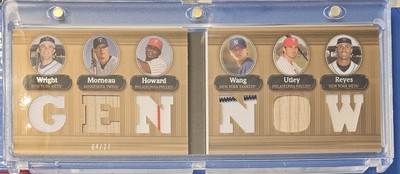 2007 Triple Threads Double Combo Relics /27 Gen Now Wright, Morneau, Howard etc