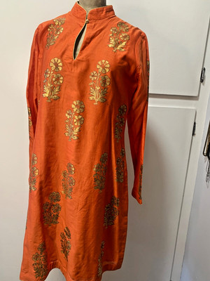 BIBA By Rohit Bal Women's Orange Tunic/Dress Size 36
